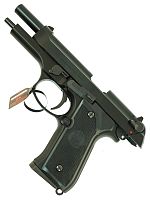 Модель пистолета (Tokyo Marui) M92F Military Model, GBB, пластик, черный