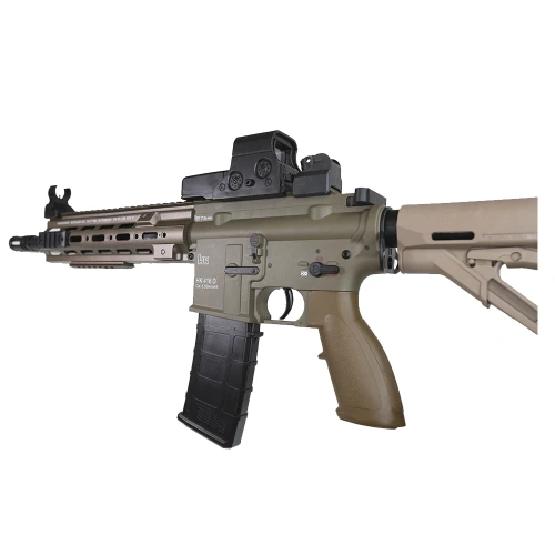 Модель автомата для гидробола RG HK416 с прицелом, песочный фото 2