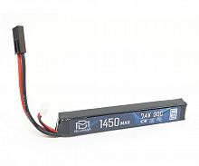 АКБ BlueMAX 7.4V Lipo 1450mAh 30C AK stick 15x16.5x115mm АК-серия под крышку, M4, G36