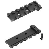 РЕЛЬСА ДЛЯ УСТАНОВКИ КОЛЛИМАТОРОВ НА ПИСТОЛЕТЫ GLOCK (Rail Mount) ДЛЯ KP-13/17/18 алюминий KJW